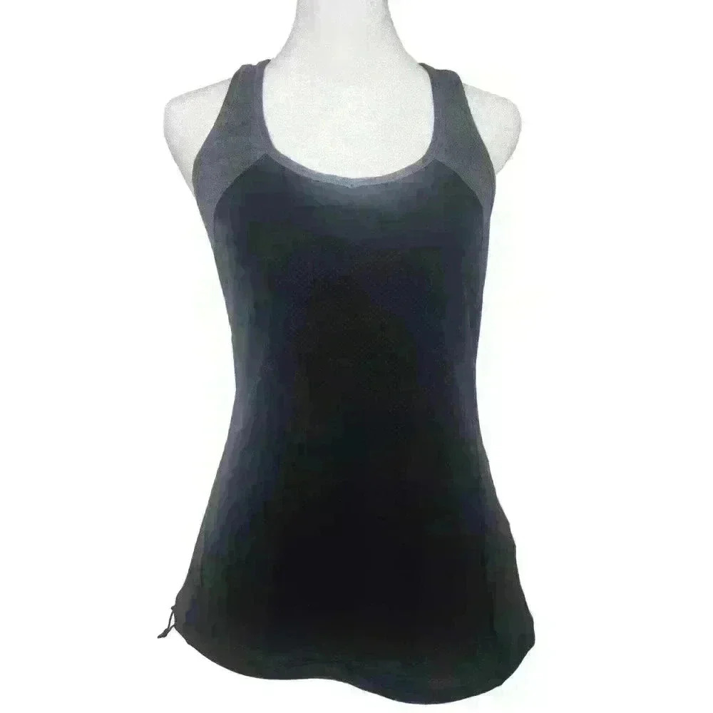 Lucy Lucy tech women's black racerback athletic tank top size XS